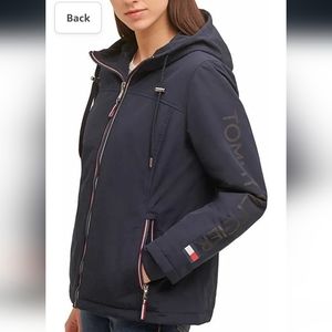 Tommy Hilfiger Womens Heavyweight Softshell Hooded Jacket